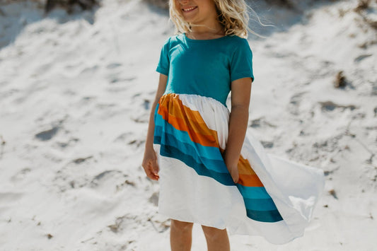 Sky Sun Rainbow Dress