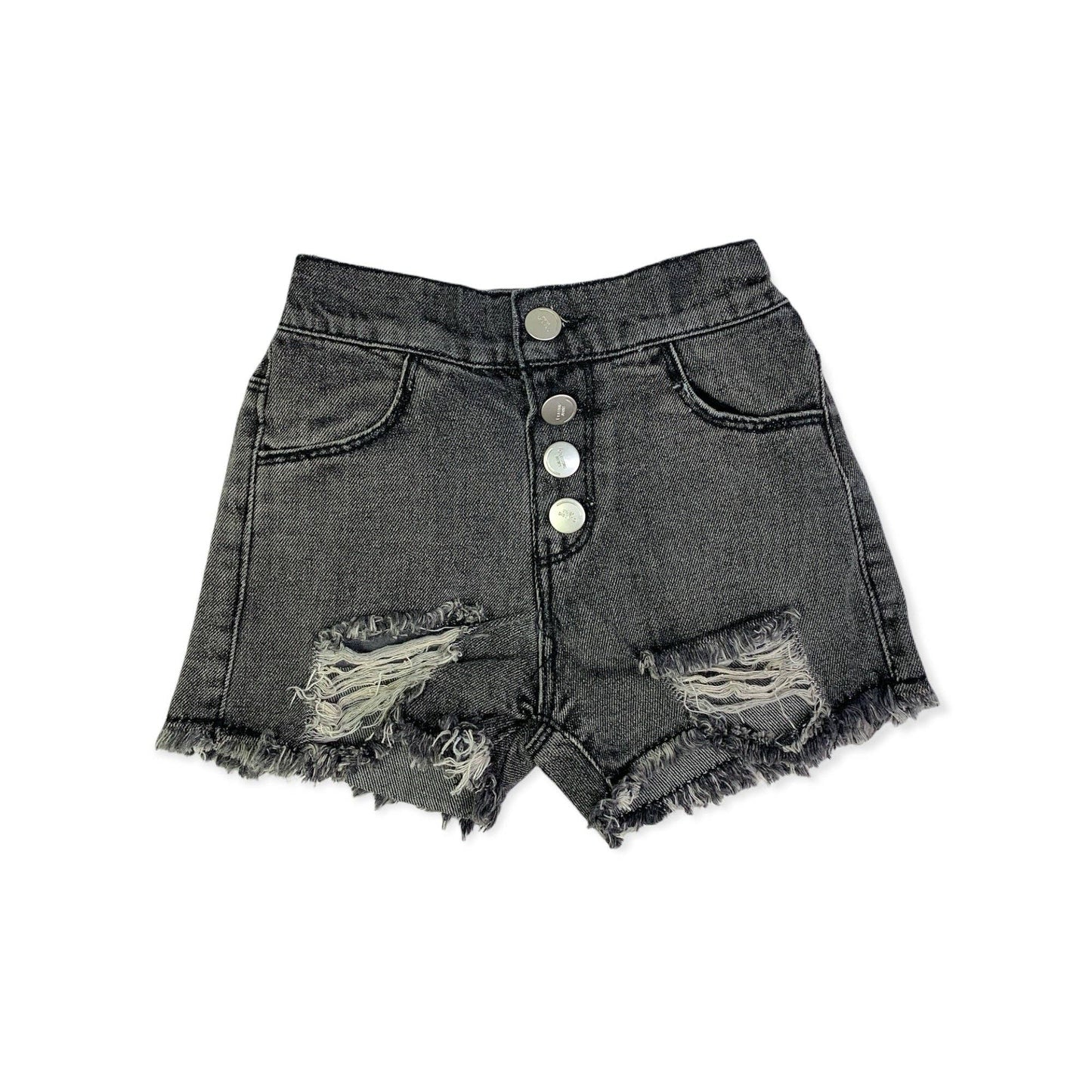 Distressed Denim Short