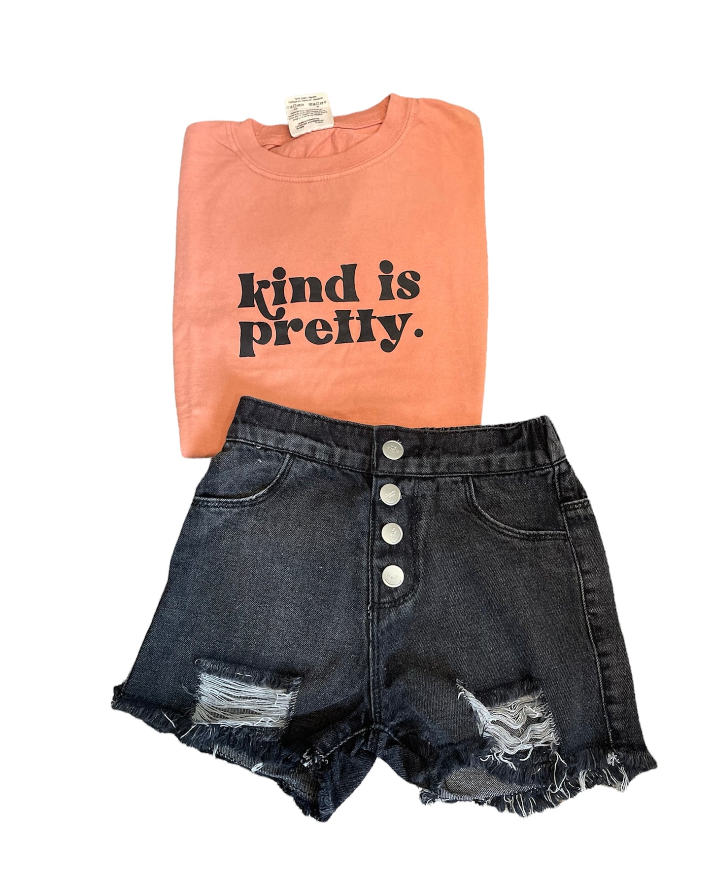 Distressed Denim Short