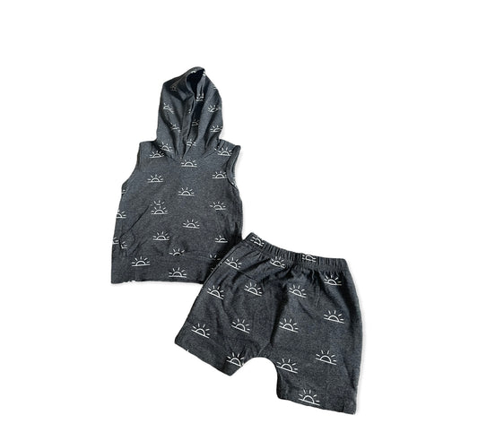 Boys Hooded Two-Piece Set