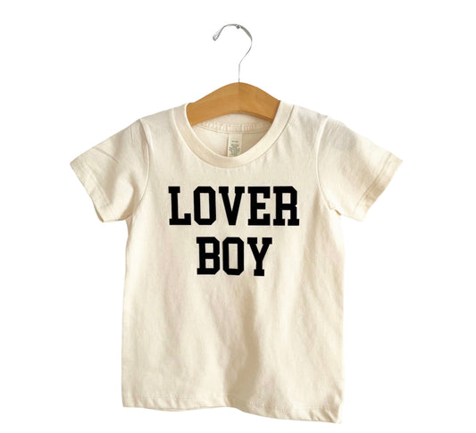 Lover Boy Organic Short Sleeve Tee for toddlers & kids